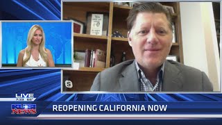 State Senator Brian Jones believes Californai's reopening process needs to be quicker