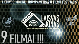 Festivalis „Laisvas kinas 2020“ | mokinių filmai