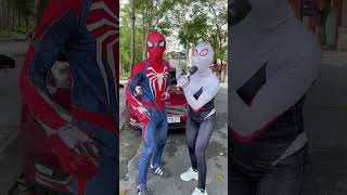 Spider Man And Spider Girl Sing LALA HEHE 😜 #shorts TikTok