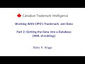 Part 2 - Getting the data into a database (XML Shredding)