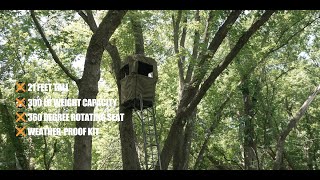 The Lockdown™ 21' 360 - The Ultimate Ladder Stand!