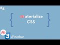 Materialize CSS #4 - Navbar