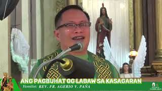 Ang PAGBUHAT og LABAW sa KASAGARAN - 7th Sunday in Ord Time (Rev.Fr. Agerio V. Paña)