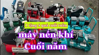 🆘🆘 Máy nén khí bơm hơi 13 mẫu giá rẻ cuối năm mua 1 tặng 4 / Thái Bảo.