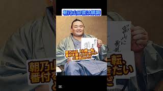 朝乃山、回復は順調、春場所は出場予定【大相撲】