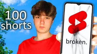 I Posted 100 YouTube Shorts, these are the results