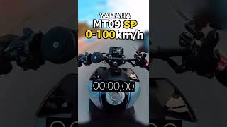 YAMAHA MT-09 SPEED TEST | 0-100 TEST | #yamaha #mt09 #short