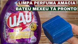 SABÃO TIPO OMO PERFUMADO  - LIMPA PERFUMA E AMACIA SUAS ROUPAS