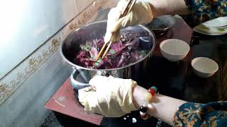 Sống khỏe ẩm thực cơm trưa p7 tiếp theo : rau rền luộc thuần chay