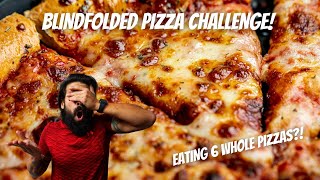 THE BLINDFOLDED PIZZA TASTE TEST CHALLENGE!!!