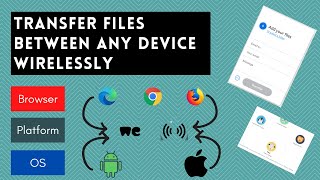 How to Transfer Large Files Between Any Device Wirelessly | WeTransfer | ShareDrop