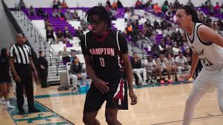 This game went to overtime battle of the pd woodside v Hampton