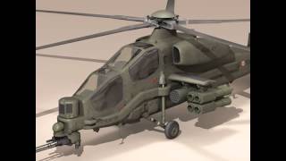 Agusta A129 Mangusta textured 3D model from CGTrader.com