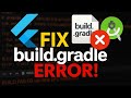 How to Fix Flutter Build Gradle Errors in Android Studio (Updated 2025) || Android development