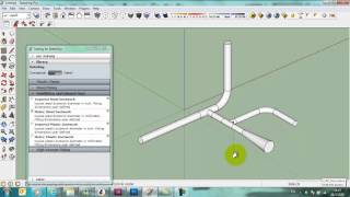 โมดูลช่วยในการเขียนท่อใน SketchUp