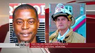 Two fallen Conn. firefighters honored at National Memorial