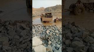 Bulldozer Overloads Rocks, Trailer Crashes in Epic Fail Must-Watch Heavy Equipment Disaster!#shorts