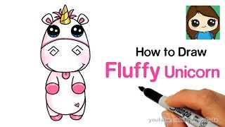 How to Draw Fluffy Unicorn Easy | Despicable Me