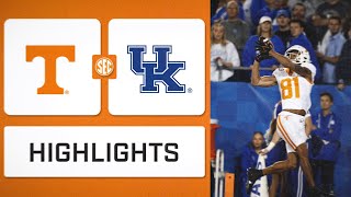 SEC Football: Tennessee vs Kentucky | Highlights