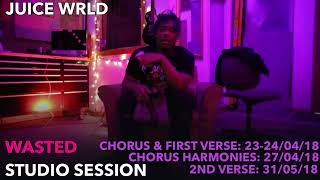 Juice WRLD - Wasted (Studio Session)