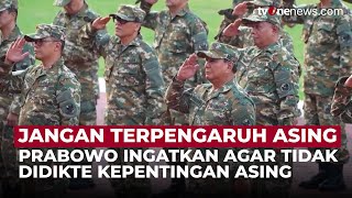 Prabowo Ingatkan Kabinet Merah Putih agar Tidak Terpengaruh oleh Kepentingan Asing | OneNews Update