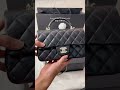 unboxing chanel rectangular mini top handle