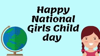 National girl child day status//ss Uma's World
