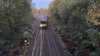 The Log Train and Northern DMU’s passing Daisyfield Junction Blackburn 10/11/23