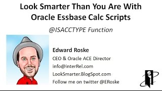 Essbase @ISACCTYPE Function