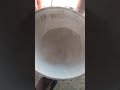 Powder filling in fire extinguisher.