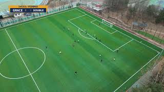 [4K] FC GRACE vs DOUBLE FC 3쿼터 (아마추어 축구 드론촬영 / 에어플레이드론)