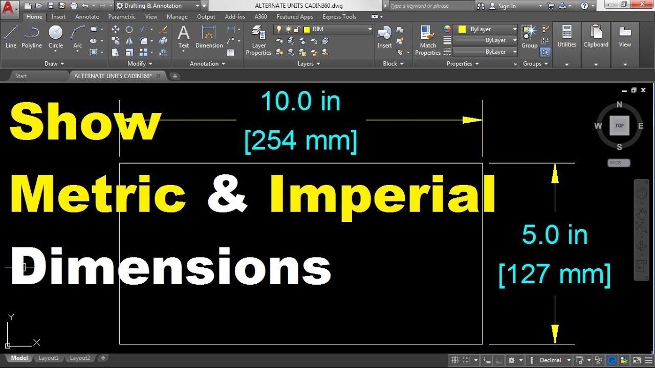 Autocad Change To Metric Units Image To U Autocad Change To Metric Units Image To U