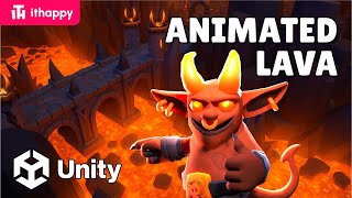 Animated Lava Shader in Unity Tutorial by #ithappy