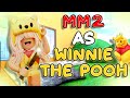 I PLAYED MM2 AS WINNIE THE POOH! (MURDER MYSTERY 2 VOICE CHAT)🍯