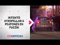 GRAVE INCIDENTE: Conductor intentó atropellar a peatones en pleno centro de Pucón - CHV Noticias