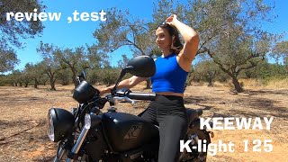 Keeway K light 125 review test