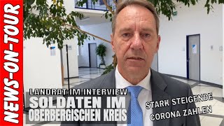 Soldaten im Oberbergischen Kreis! OBK Landrat Hagt im Corona-Interview. Steigende Zahlen=Lock Down2?