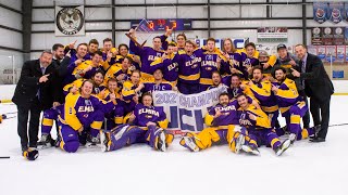 Elmira College Men's Ice Hockey Wins 2021 UCHC Pat Thompson Trophy