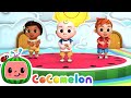 Color Jello Song | Dance Party with Nina and JJ | Cocomelon Nursery Rhymes for Kids