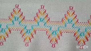 Swedish Weaving (Huck Weaving) for Beginners/ (Vagonite Embroidery)