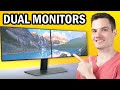 How to Setup Dual Monitors with Laptop or PC