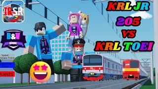 KRL JR 205 VS KRL TOEI CUY!!