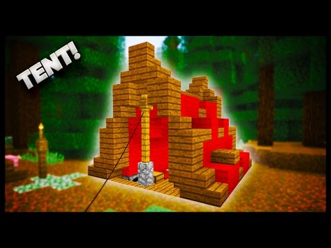Minecraft - How To Make A Tent Minecraft - How To Make A Tent