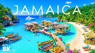 JAMAICA 8K Aerial 🇯🇲 🚤 Negril Beaches, Turquoise Waters, Blue Mountains & Caribbean Paradise 🏝️