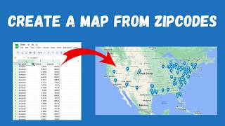 How to Create a Map from Zip Codes Using Google Sheets and Google Maps