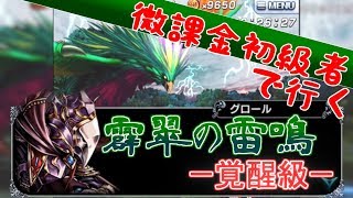 【グラサマ】微課金者で行く「覚醒級」攻略【霹翠の雷鳴】