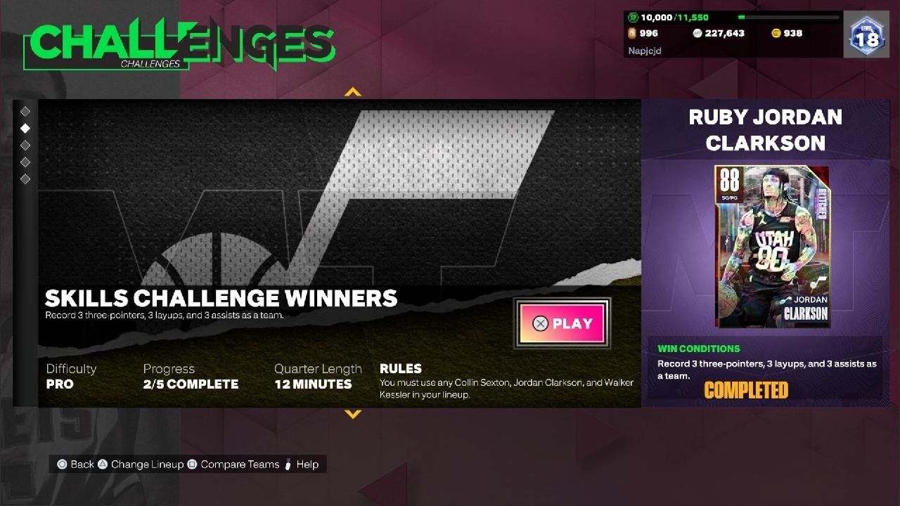 NBA 2K23 MyTEAM Skills Challenges - MOTW 16 - Skills Challenge Winners ...