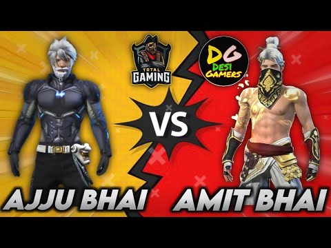 Ajju Bhai VS Amit Bhai Custom Match Mobile Gameplay 😍 || 1 V 1 Custom ...