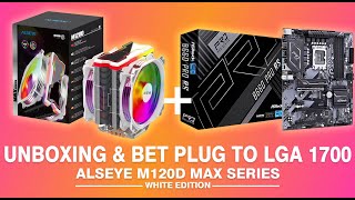 Unboxing Alseye M120D Max Series dan Nekat Pasang Ke Motherboard LGA 1700 (ASRock B660M Pro RS)