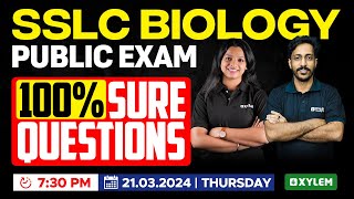 SSLC Public Exam | Biology - 100% Sure Questions | Xylem SSLC